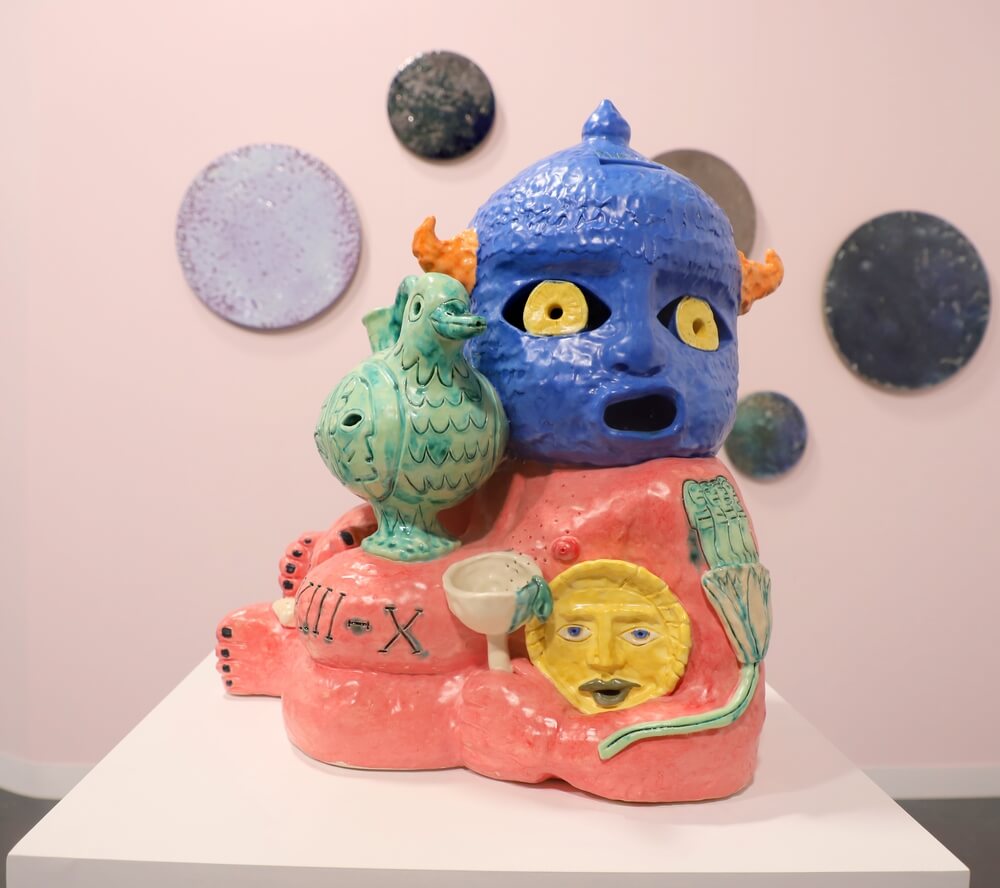 Red Tozeur 2024 60 x 50 x 42 cm d' Eric Croes chez Almine Rech