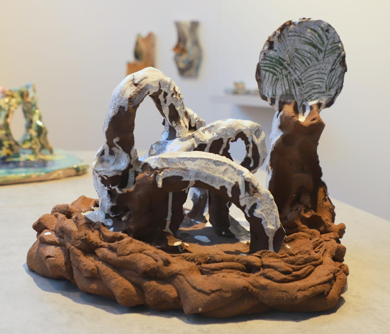 Perergrina Norbert Prangenberg 2006 34 x 30 x 43 cm Ceramic Brussels 2026 galerie Metzger