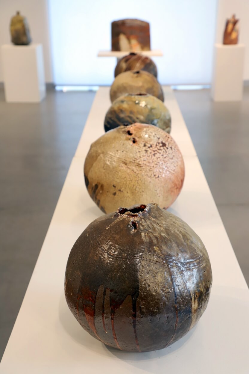 Les grandes Météorites 30 à 35 cm Pascal Geoffroy exposition Force et Forme 14 février 12 avril 2026 Giroussens