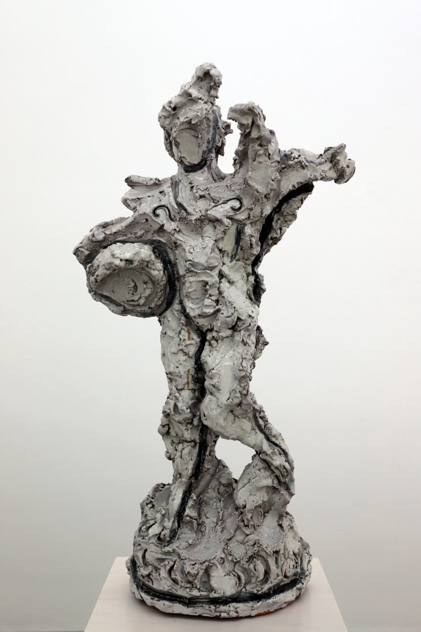 Lucio Fontana Il Guerrierro 1949 h 118 cm