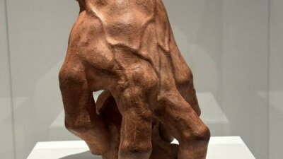 anonyme Main gauche dite La Main de Michel-Ange vers 1580 terre cuite moulage Victoria et Albert museum Londres exposé au Musée du Louvres mai 2026