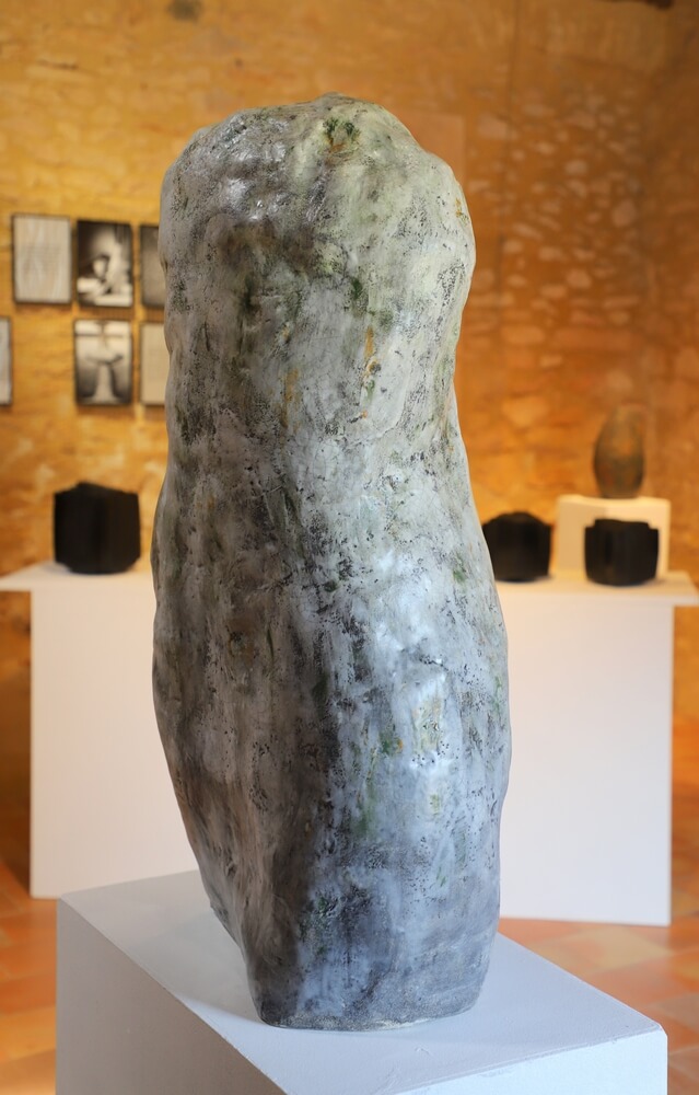Musée Bernard Palissy au premier plan Gisèle Buthod-Garçon Vie intérieure h 99 x 55 x 35 cm