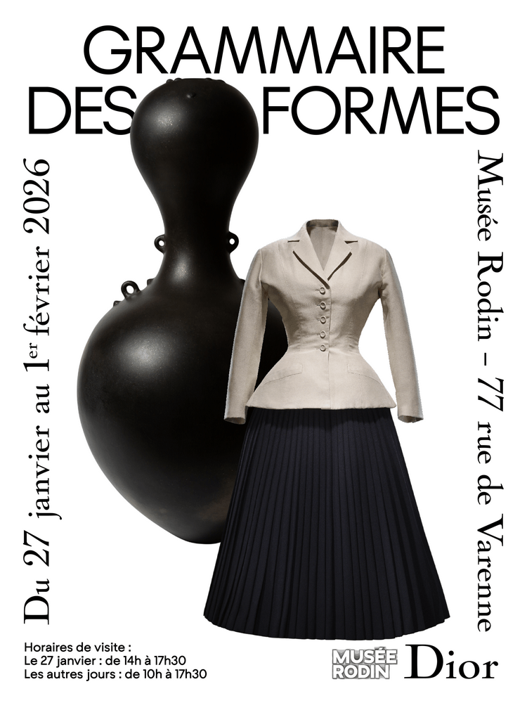 musée Rodin Grammaire des Formes Magdalene Odundo Dior janvier 2026